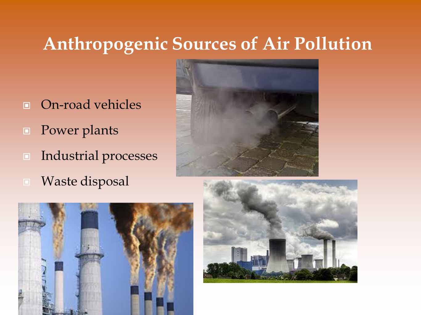 Where Does Air Pollution Come From?